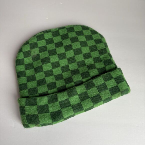 Minecraft Creeper Knit Beanie Green Unisex Winter Hat One Size Video Game - Picture 2 of 5